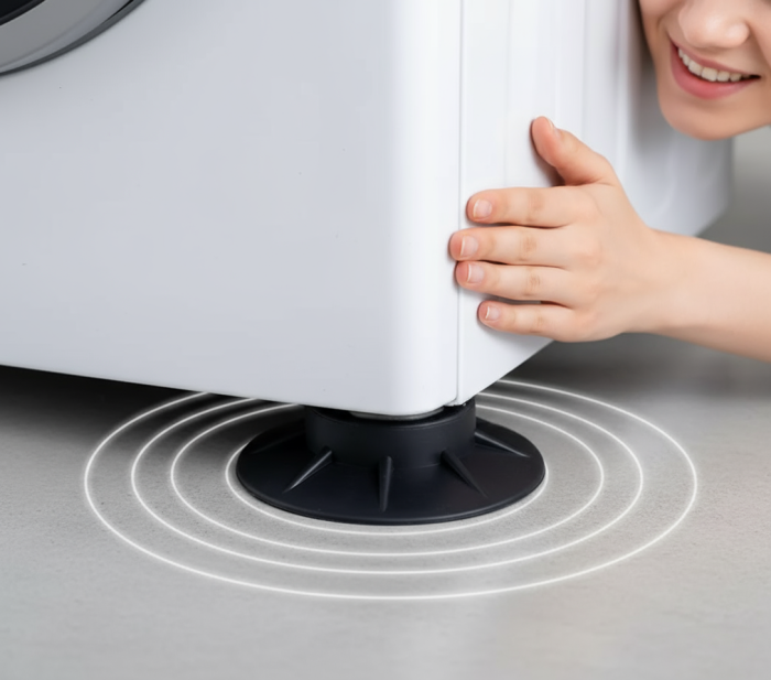 Set 4 amortizoare antivibratii din cauciuc pentru masina de spalat - imagine 3