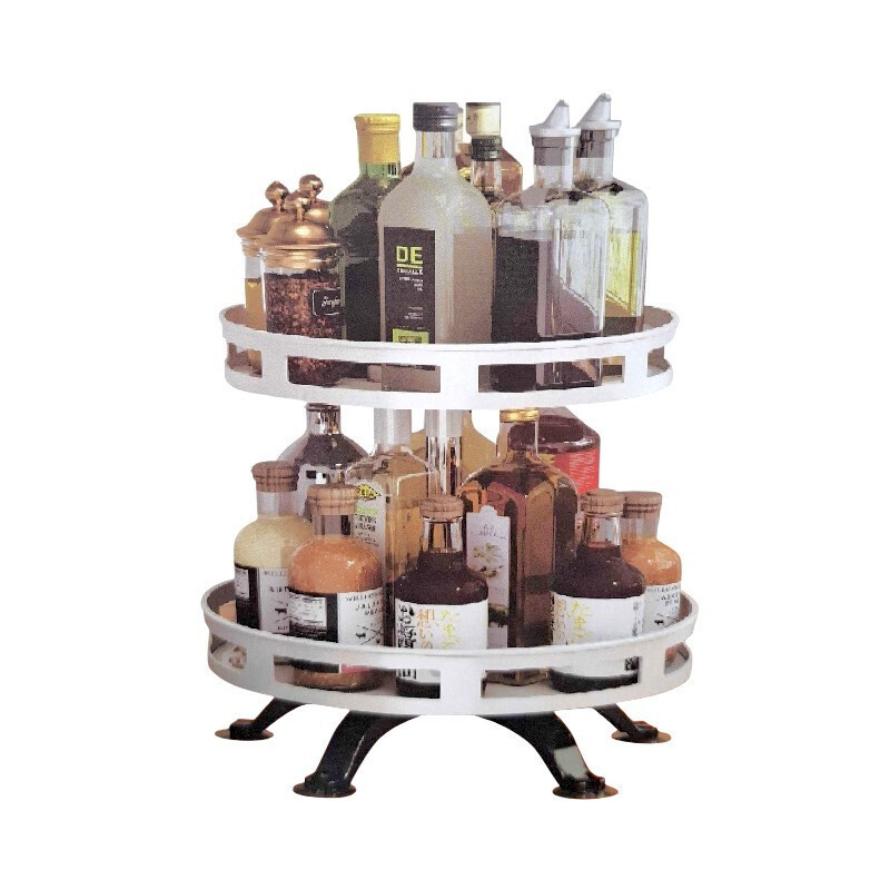 Suport rotativ 360° pentru organizare si depozitare in bucatarie - imagine 2