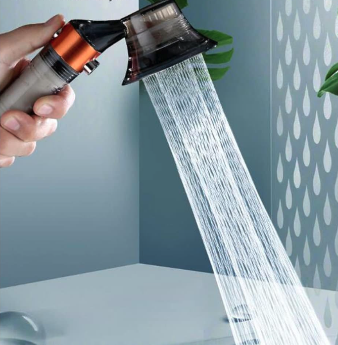 Para de dus cu presiune ridicata, cu filtru integrat - imagine 3