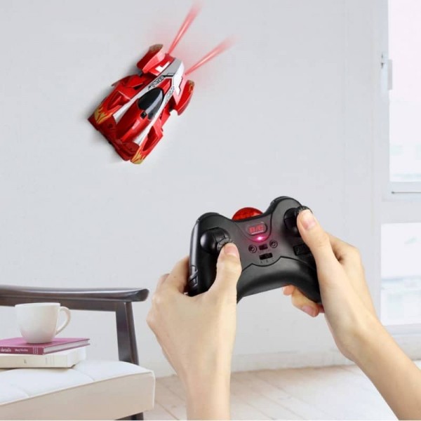 Masina care merge pe tavan Wall Climber. Control la distanta 10 metri - imagine 3