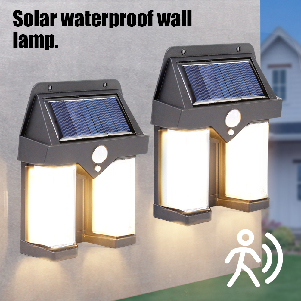 Lampa solara de perete cu senzor de miscare, CL-228 - imagine 3