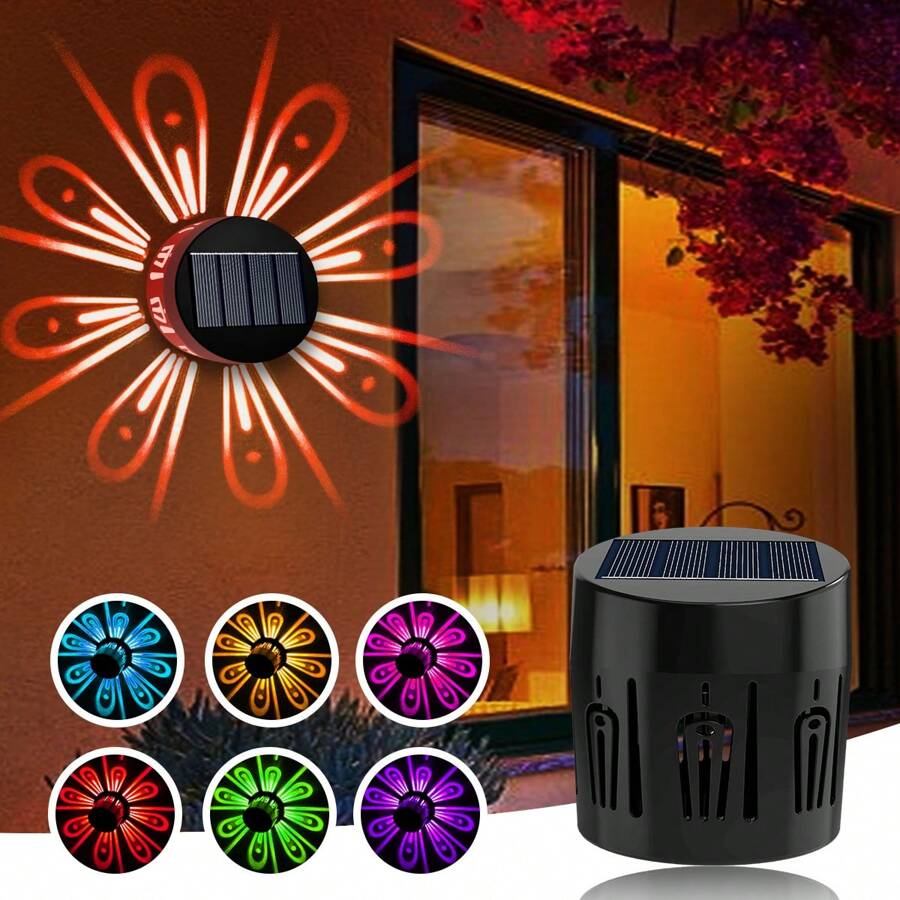 Set 6 lampi solare, LED RGB Multicolor - imagine 3