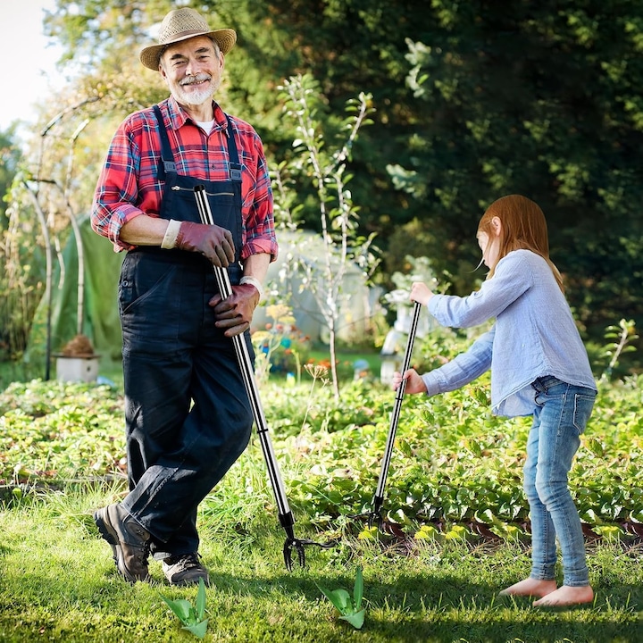 Dispozitiv extensibil pentru scos radacinile sau buruienile - imagine 2