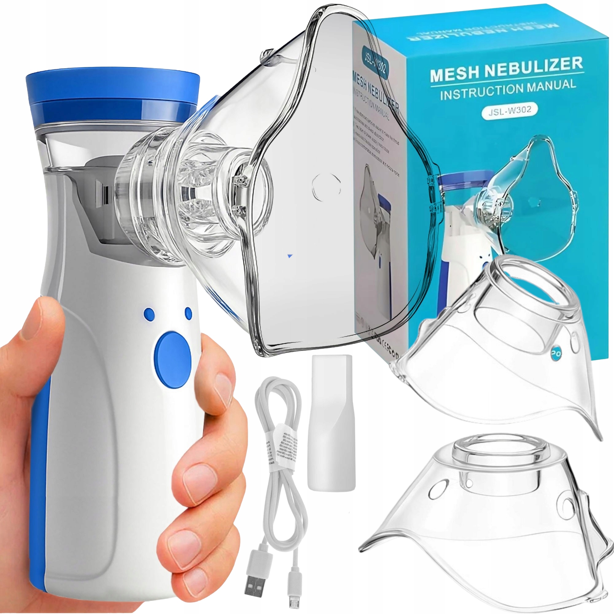 Aparat de aerosoli, portabil, nebulizator ultrasonic - imagine 2