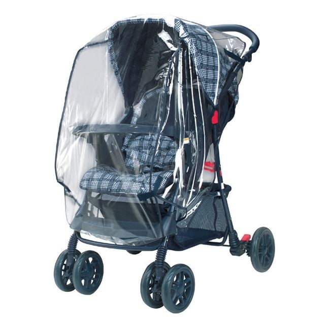 Husa universala de ploaie pentru carucior bebe - imagine 2