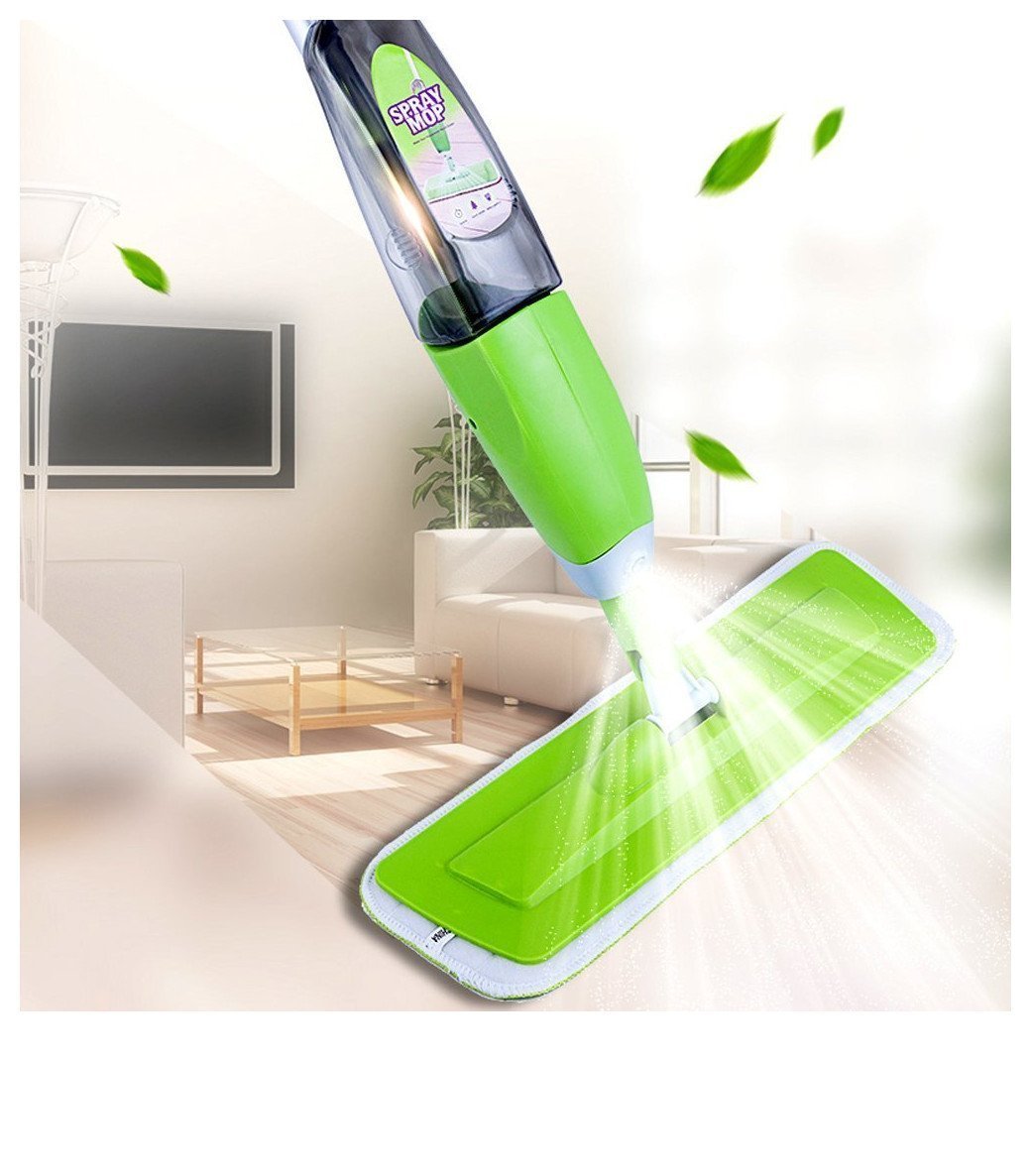 Set 2 x Mop cu pulverizator 600 ml, Spray Mop, laveta microfibra - imagine 3