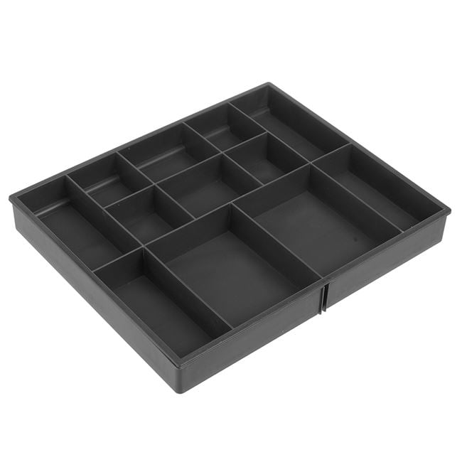 Set 2 x Organizator extensibil pentru sertare, Gri - imagine 3