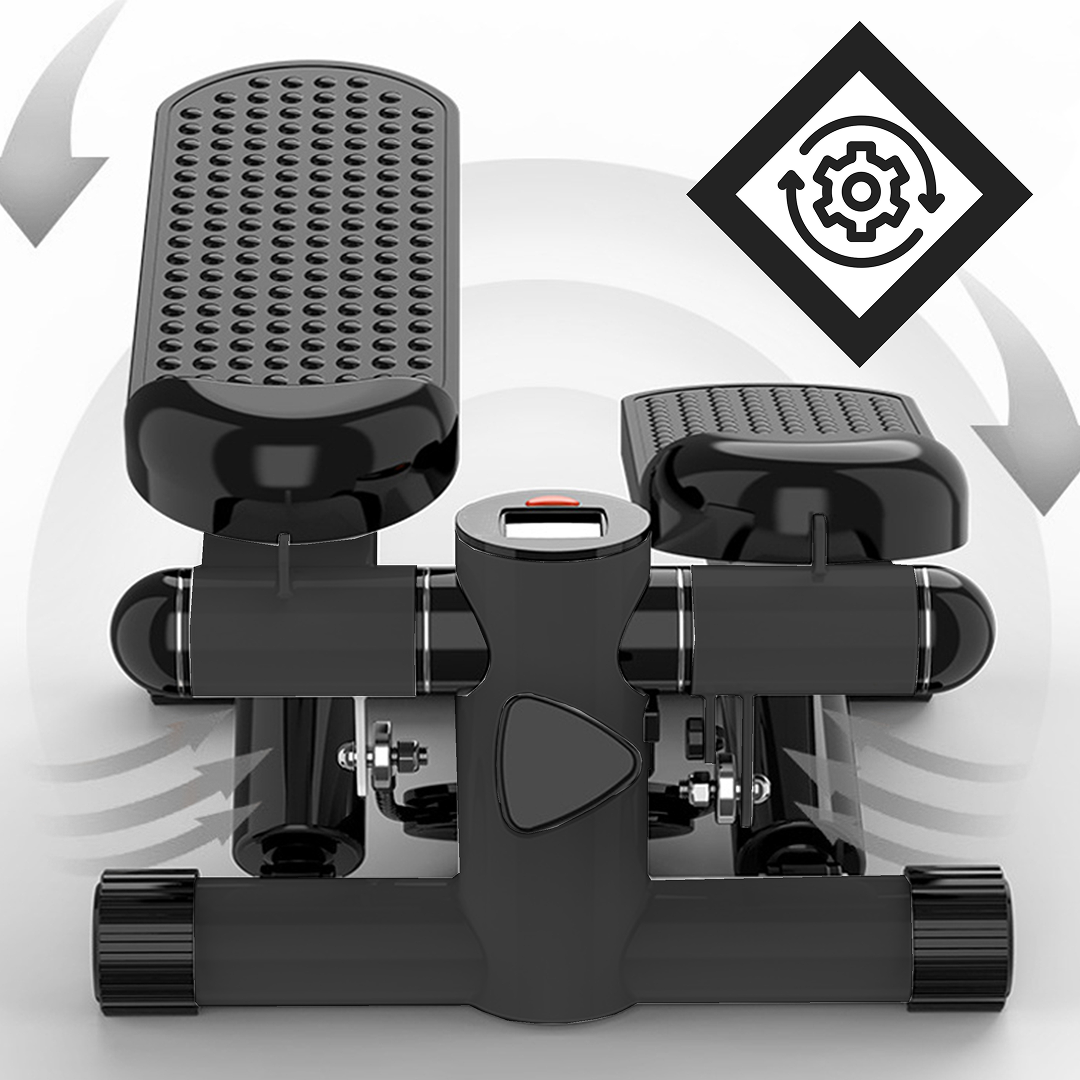 Stepper cu intensitate reglabila, corzi elastice fitness - imagine 2