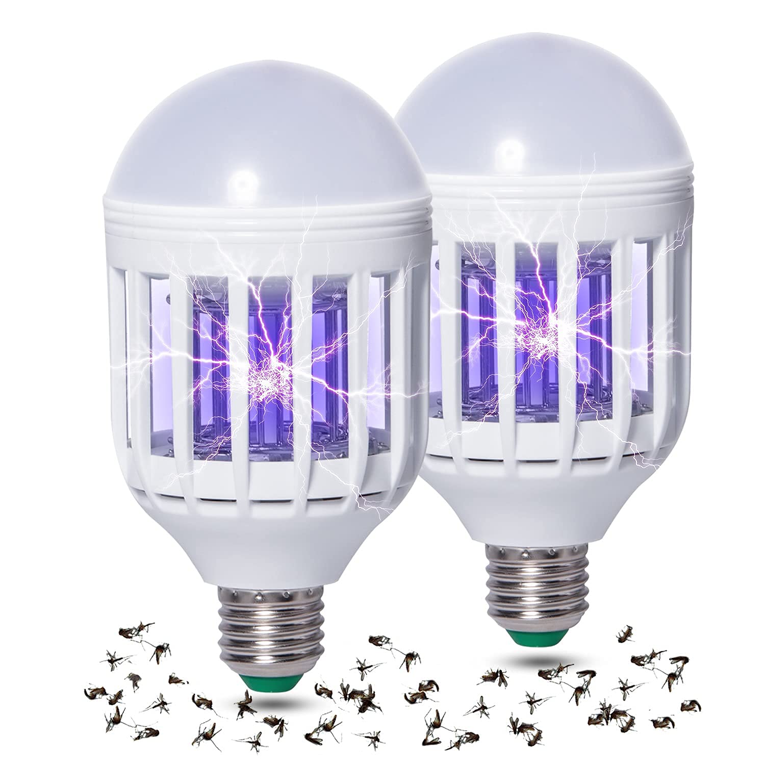 Set 4 x Bec antiinsecte, lampa UV impotriva tantarilor - imagine 2