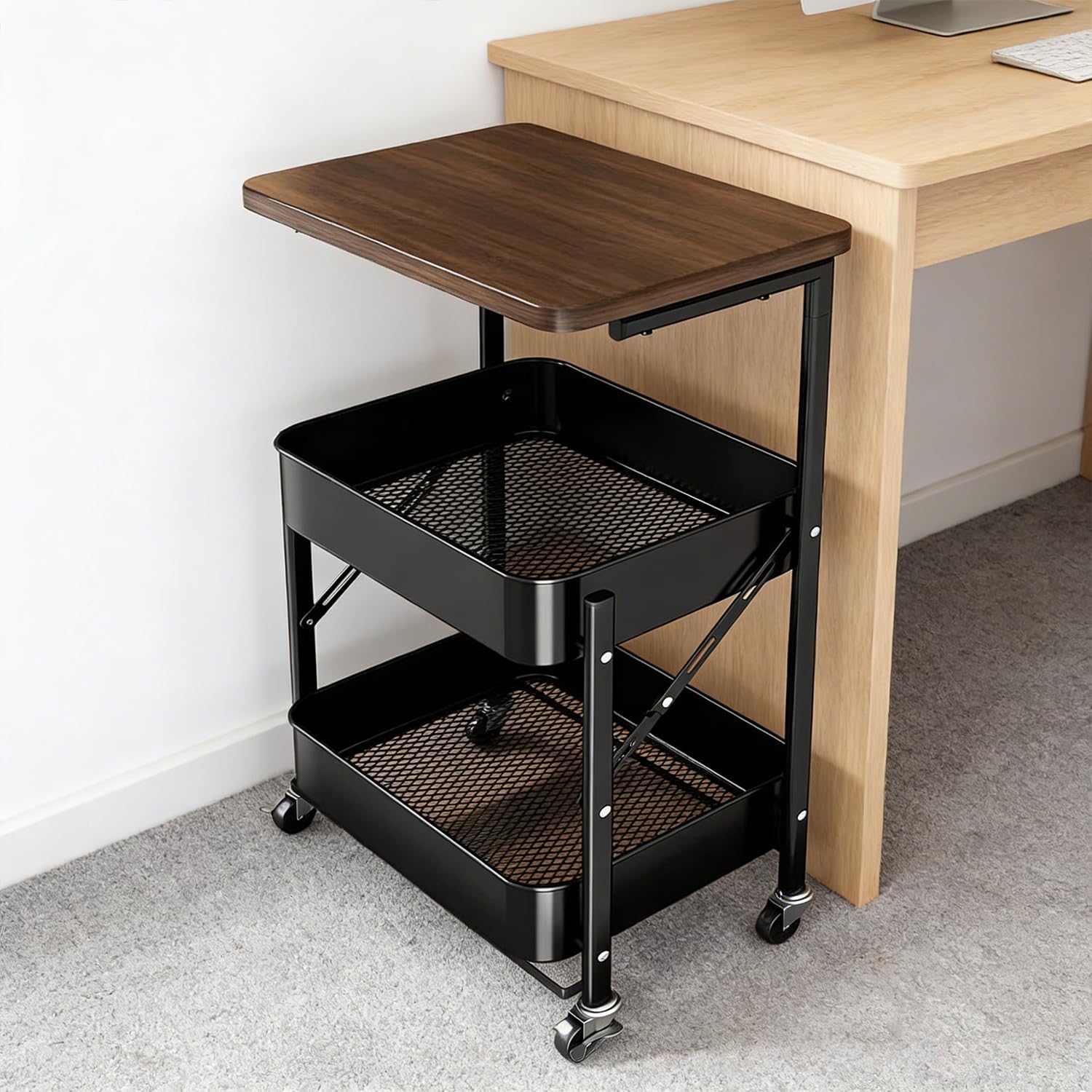 Etajera pliabila tip carucior, 74 x 45 cm - imagine 3