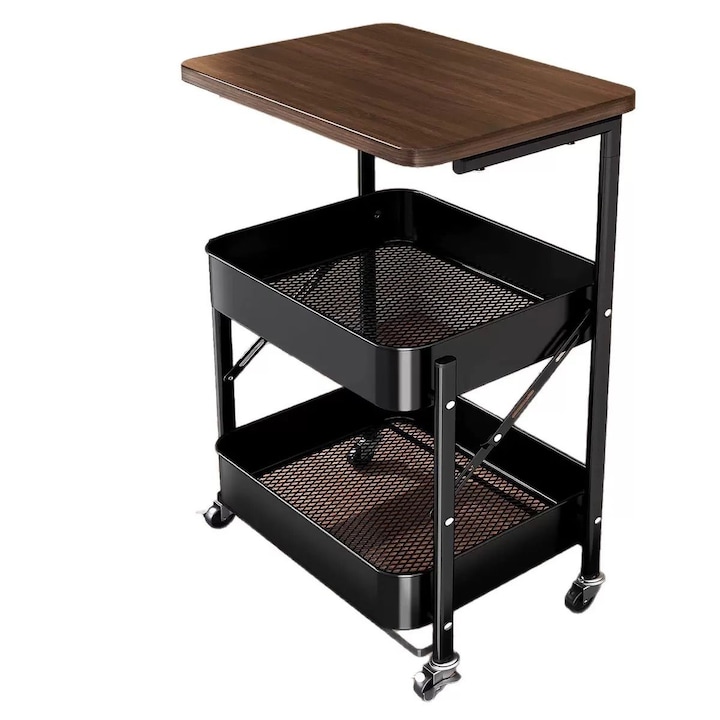 Etajera pliabila tip carucior, 74 x 45 cm - imagine 2