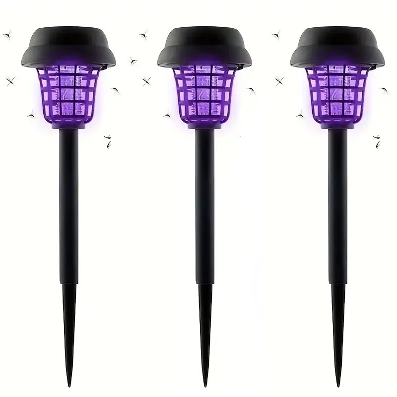 Set 3 x Lampa solara antitantari cu lumina UV - imagine 2