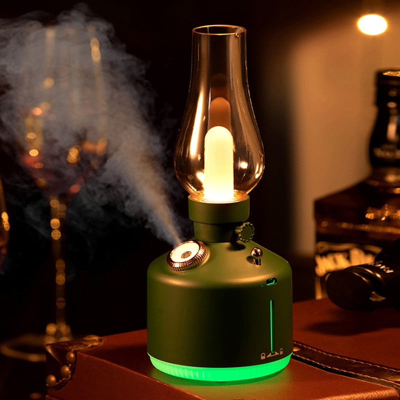 Lampa retro cu efect de flacara, umidificator - imagine 2