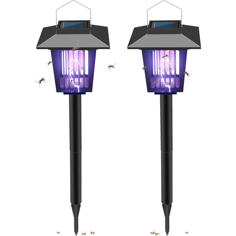 Felinar solar impotriva insectelor, lumina UV - imagine 3