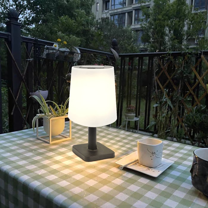 Set 2 x Lampa solara LED tip veioza, 12x23 cm - imagine 3