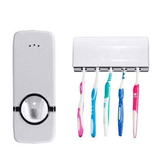 Oferta 1+1 Gratis! Dozator pasta de dinti cu suport pentru 5 periute - 2 | YEO