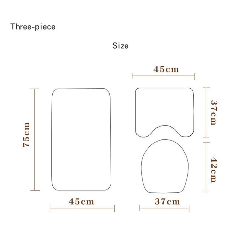 Set 3 Covorase de baie FizioTab, antiderapante, Model Leu - 1 | YEO