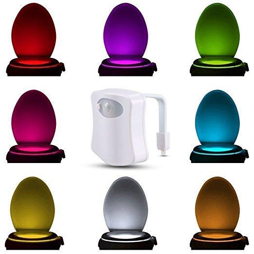 Led pentru vasul de toaleta cu senzor infrarosu de miscare si 8 lumini - 2 | YEO