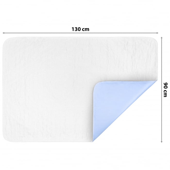 Aleza impermeabila, lavabila si reutilizabila, 130 x 90 cm - imagine 2