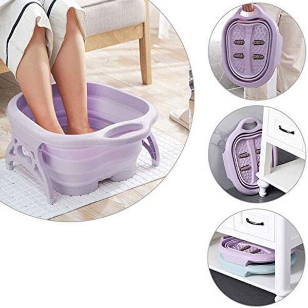 Cadita pliabila pentru pedichiura, Foot Spa, Mov - 1 | YEO