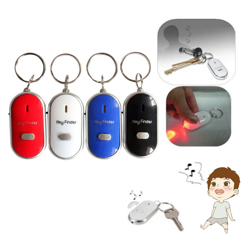 Set 2 x Breloc Key Finder, localizator de chei prin fluierat - 2 | YEO