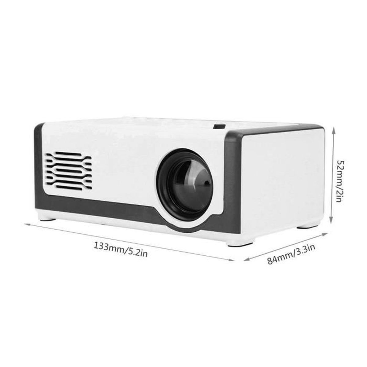 Mini videoproiector 1080P HD, HDMI, USB AV, microSD - 1 | YEO