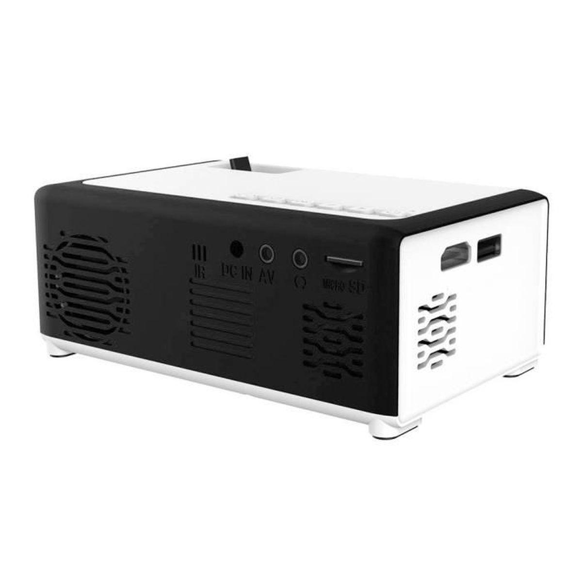Mini videoproiector 1080P HD, HDMI, USB AV, microSD - 2 | YEO