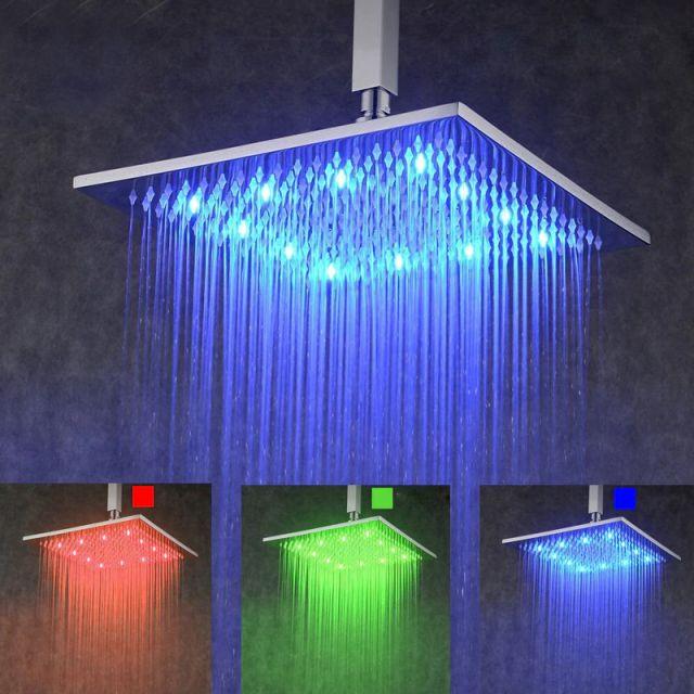 Para de dus xxl cu led si senzor de temperatura