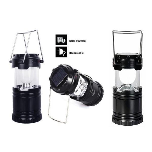 Set 3 x lampa solara reincarcabila cu functie incarcare telefon - 1 | YEO
