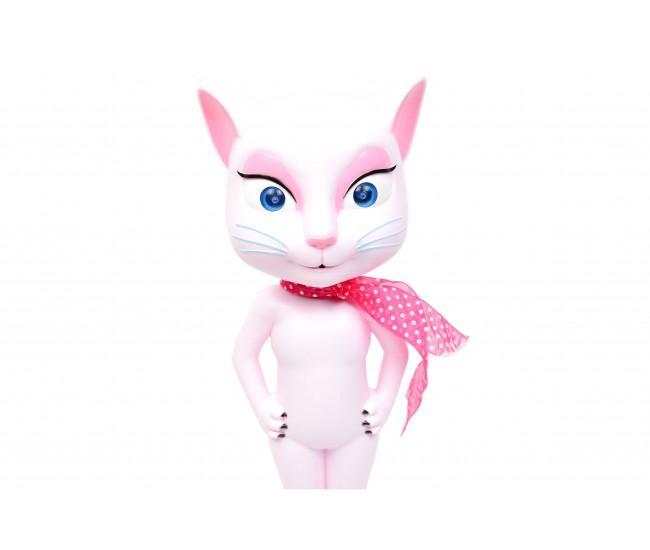 Jucarie interactiva, Pisica vorbitoare Talking Angela, Roz - 2 | YEO