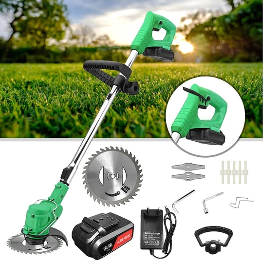 Motocoasa electrica 24V, 13000 mAh, 20.000 RPM, 800W, 2 acumulatori - 1 | YEO
