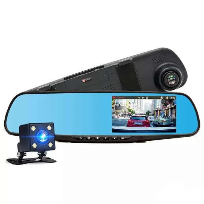 Oglinda auto camera fata-spate Full HD 1080 + Card 32 GB Cadou - 2 | YEO