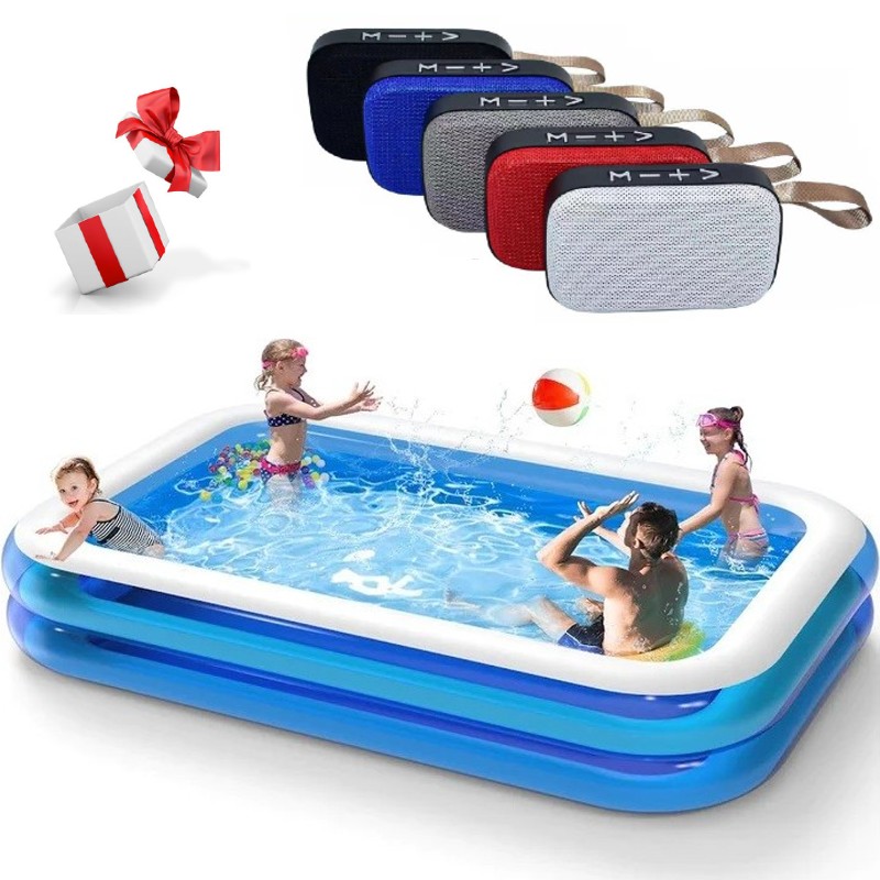 Piscina gonflabila 200x150 cm + Cadou Boxa Bluetooth