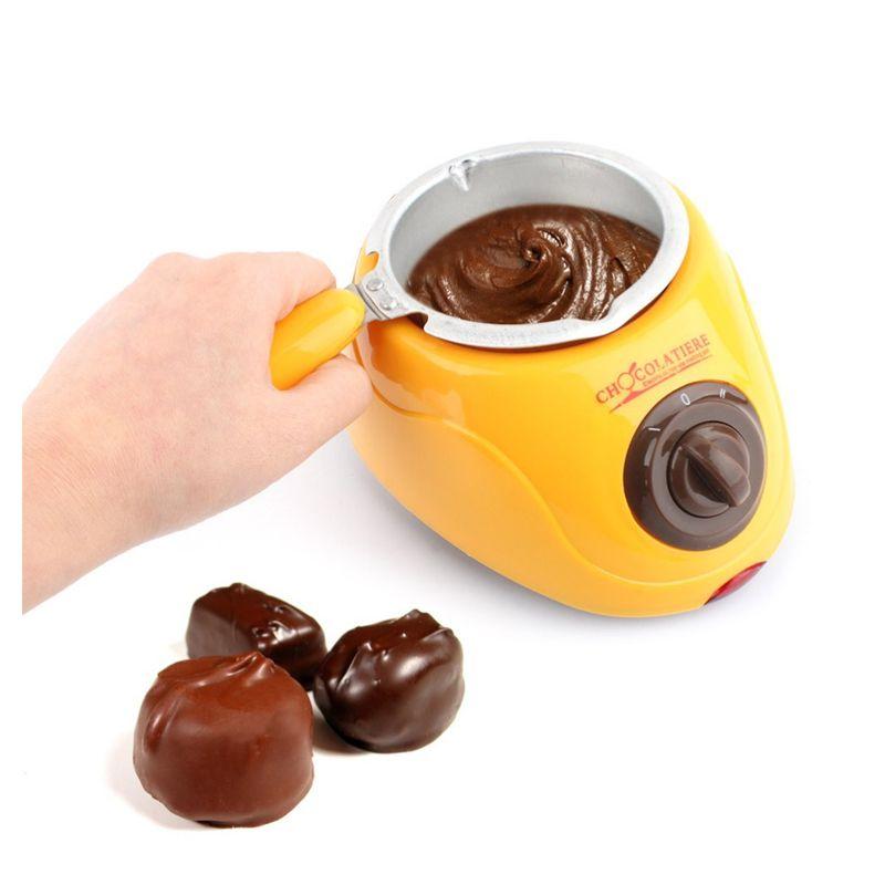 Aparat electric pentru topit ciocolata + Set Fondue - Chocolatiere - 2 | YEO