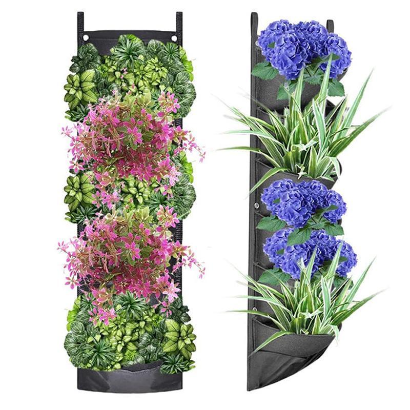 Set 2 x Jardiniera cu 6 sertare, ghiveci suspendat pentru plante