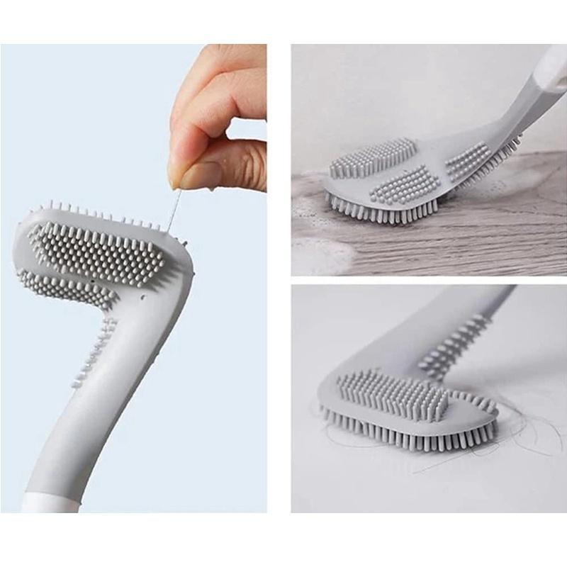 Set 2 x  Perie silicon curatat toaleta - 2 | YEO
