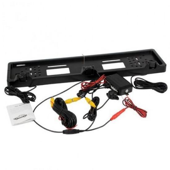 Set suport numar auto cu camera video marsarier si senzori parcare - 1 | YEO
