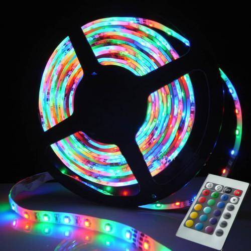 Banda LED RGB multicolor cu telecomanda 5 metri - 1 | YEO