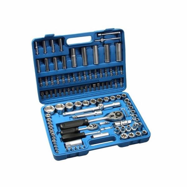 Trusa profesionala scule cu 108 piese tubulare  cromate Chrome Vanadium - 1 | YEO