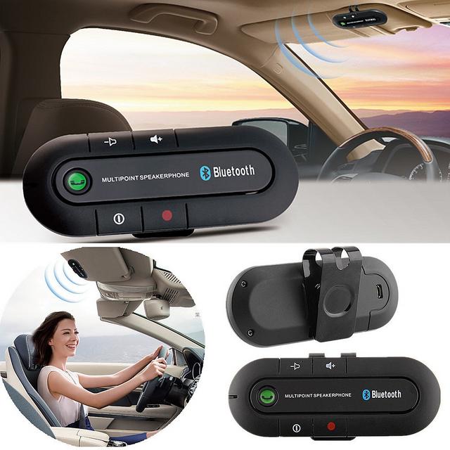 Car Kit Auto Difuzor Bluetooth handsfree pentru parasolar auto - 1 | YEO