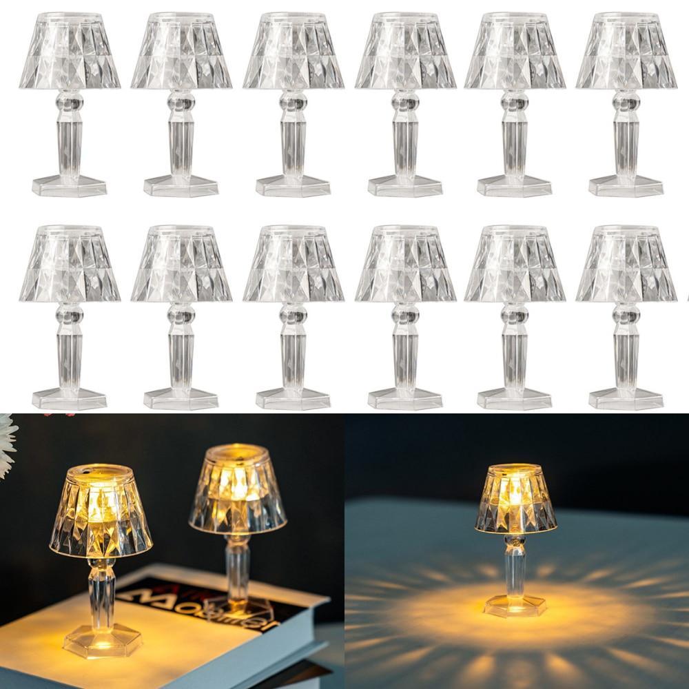 Set 12 x Lampa LED cu baterii, Crystal - 1 | YEO