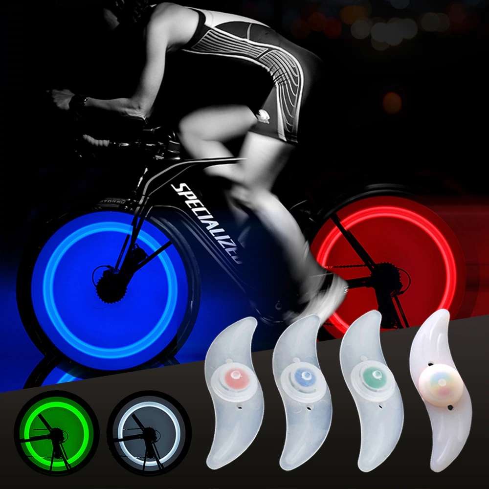 Set 4 LED RGB pentru roata de bicicleta - 1 | YEO