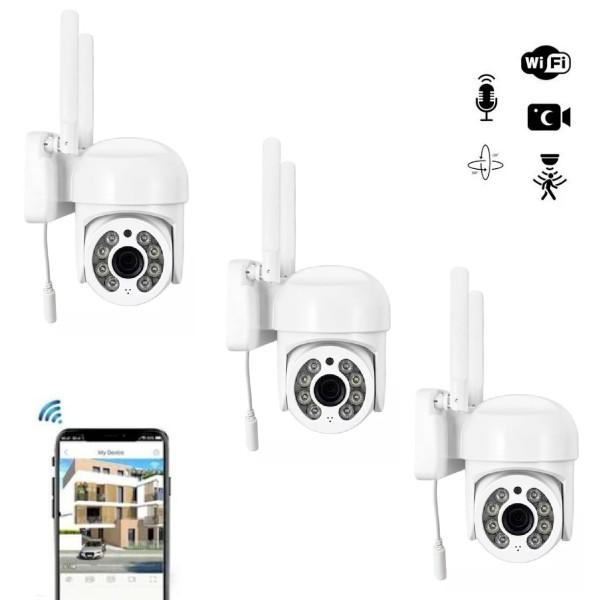 Set 3 x camera de supraveghere IP 360 wifi - Jortan IPC, JT-8160QJ