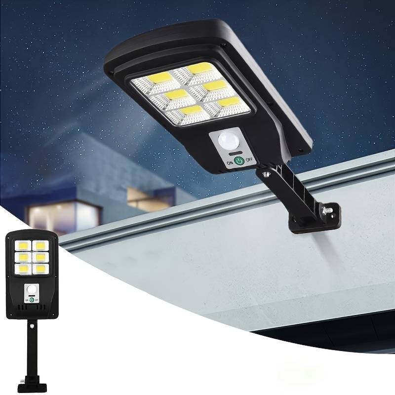 Set 2 x Lampa solara stradala 120 LED, 6 casete - 1 | YEO