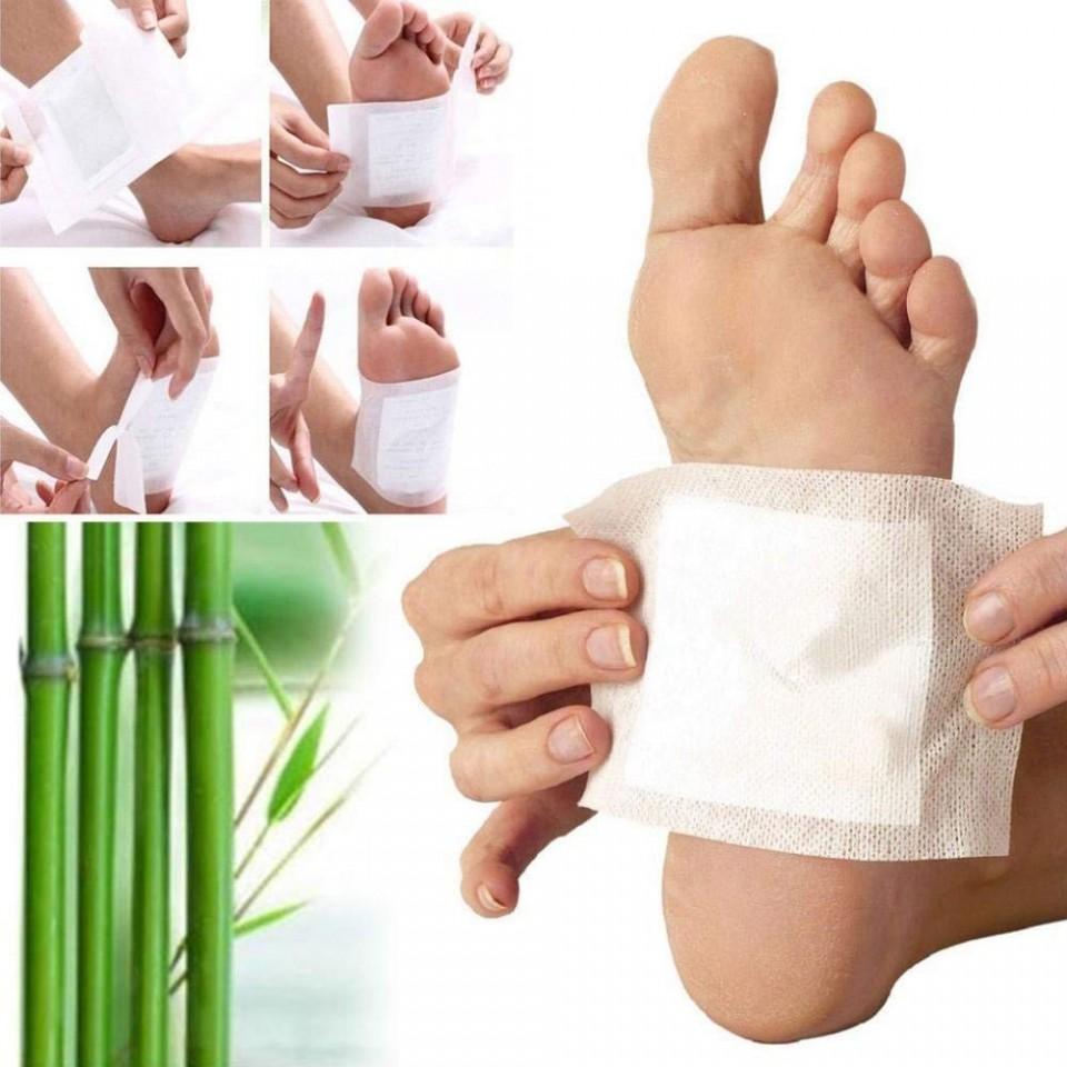 Set 200 plasturi homeopati cu turmalina pentru detoxifiere Kinoki - 1 | YEO