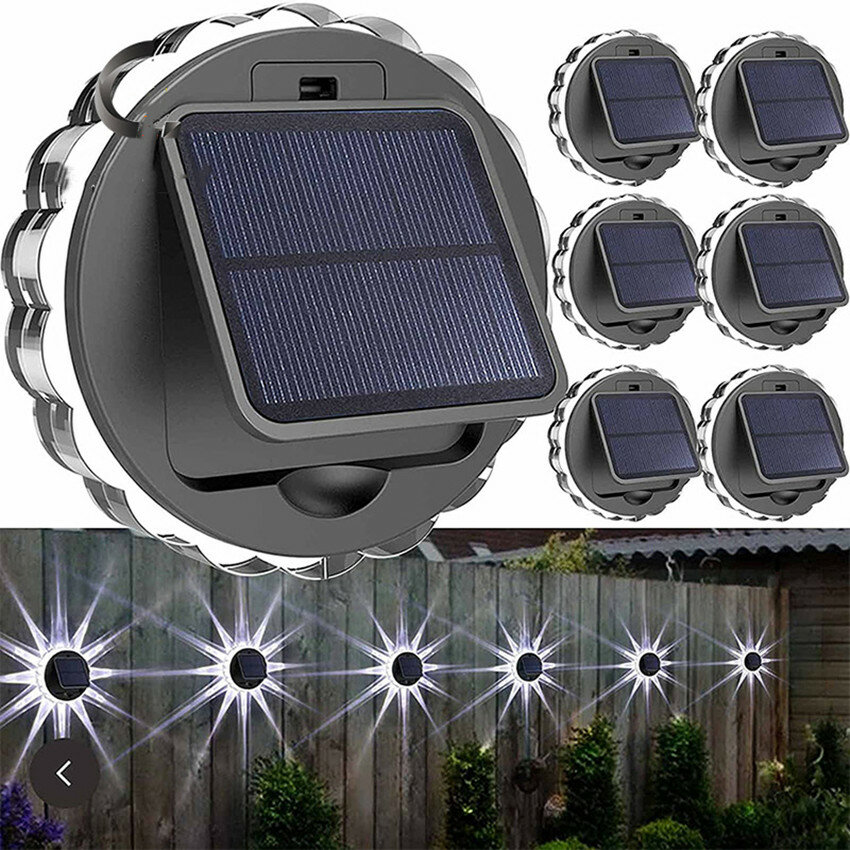 Set 8 lampi solare led, senzor de lumina