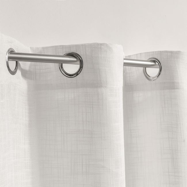 Perdea Alba 140x260 cm, prindere cu inele - 1 | YEO