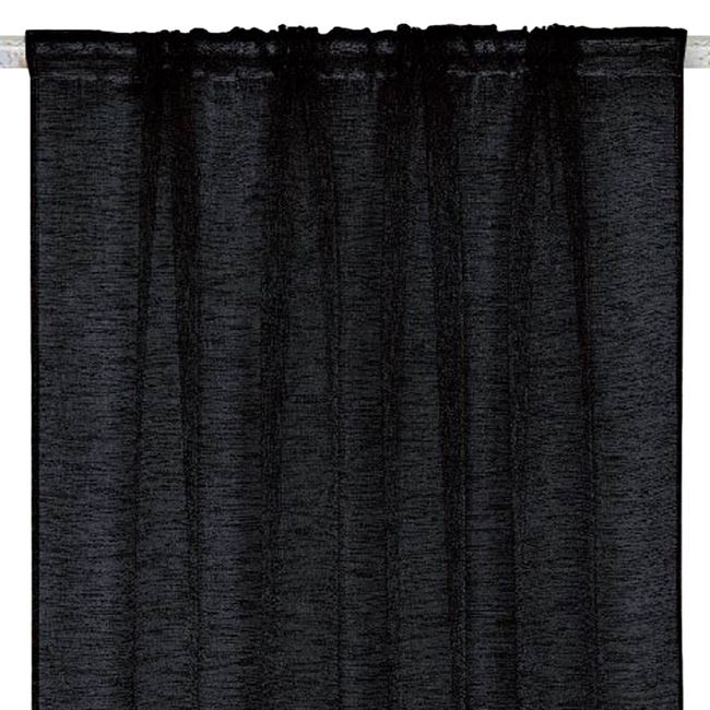 Set 2 x Perdea Neagra 140x260 cm, Banda pentru sina - 1 | YEO