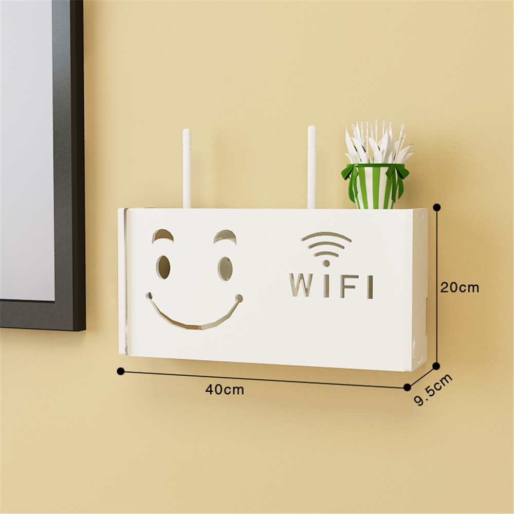 Raft suport Router Wireless, mascare cabluri si echipament Wi-Fi - 2 | YEO