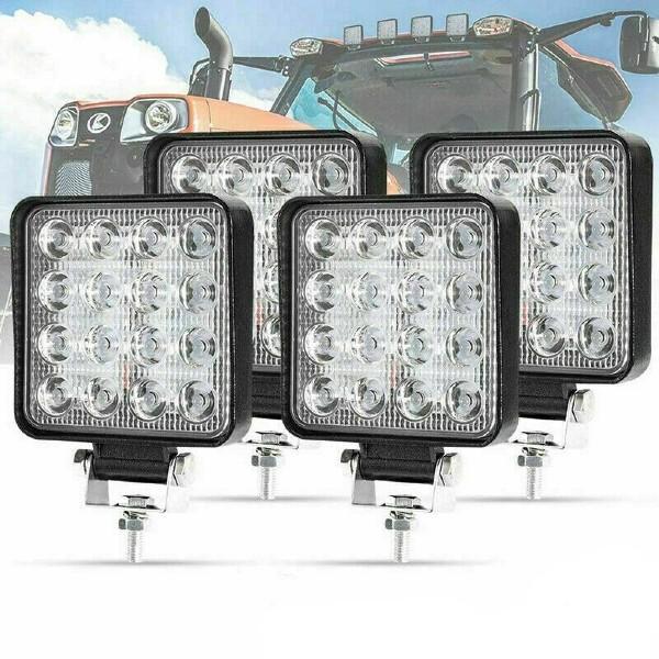 Set 8 proiectoare 16 LED 48W auto OFF-ROAD, IP 67 - 1 | YEO